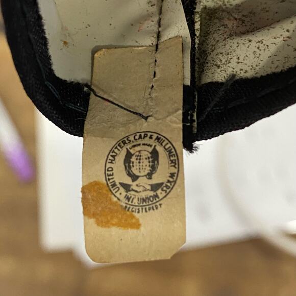 Vintage Paul Bear Bryant Original Houndstooth Hat Crimson 7 1/8 Alabama Football - Picture 7 of 15